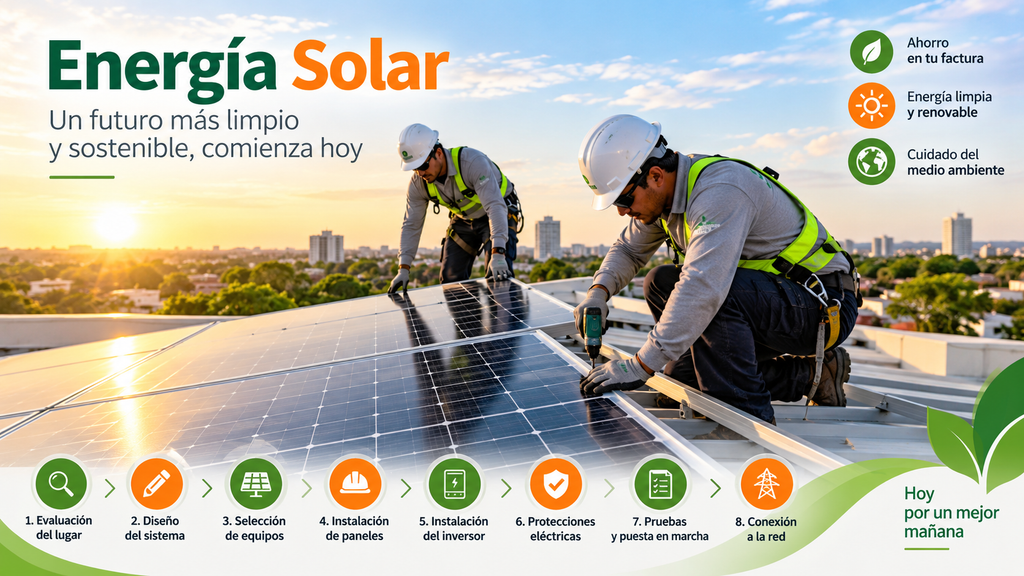 Instalación de paneles solares fotovoltaicos para el hogar