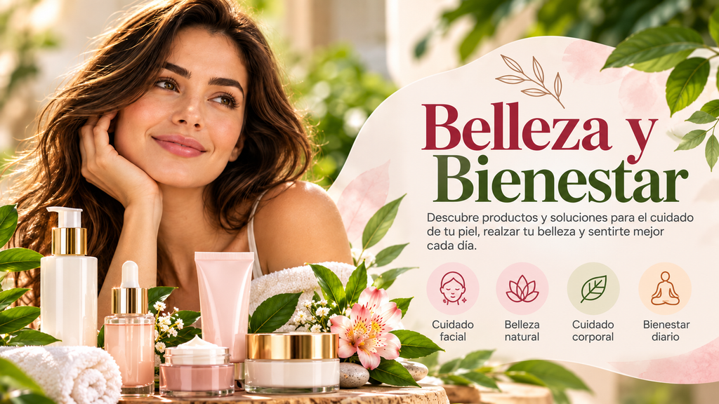 Belleza y bienestar con productos para el cuidado facial, corporal y belleza natural